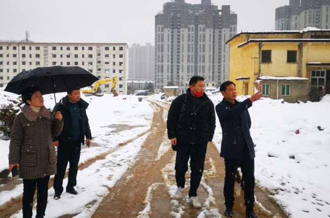 严防雨雪冰冻灾害 确保征迁地块安全